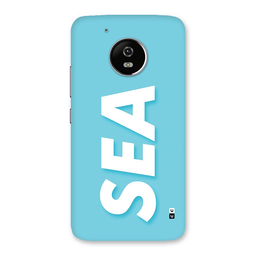 Aqua Sea Back Case for Moto G5