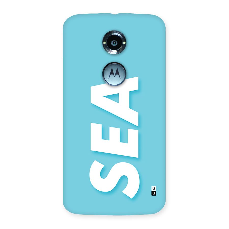 Aqua Sea Back Case for Moto X2