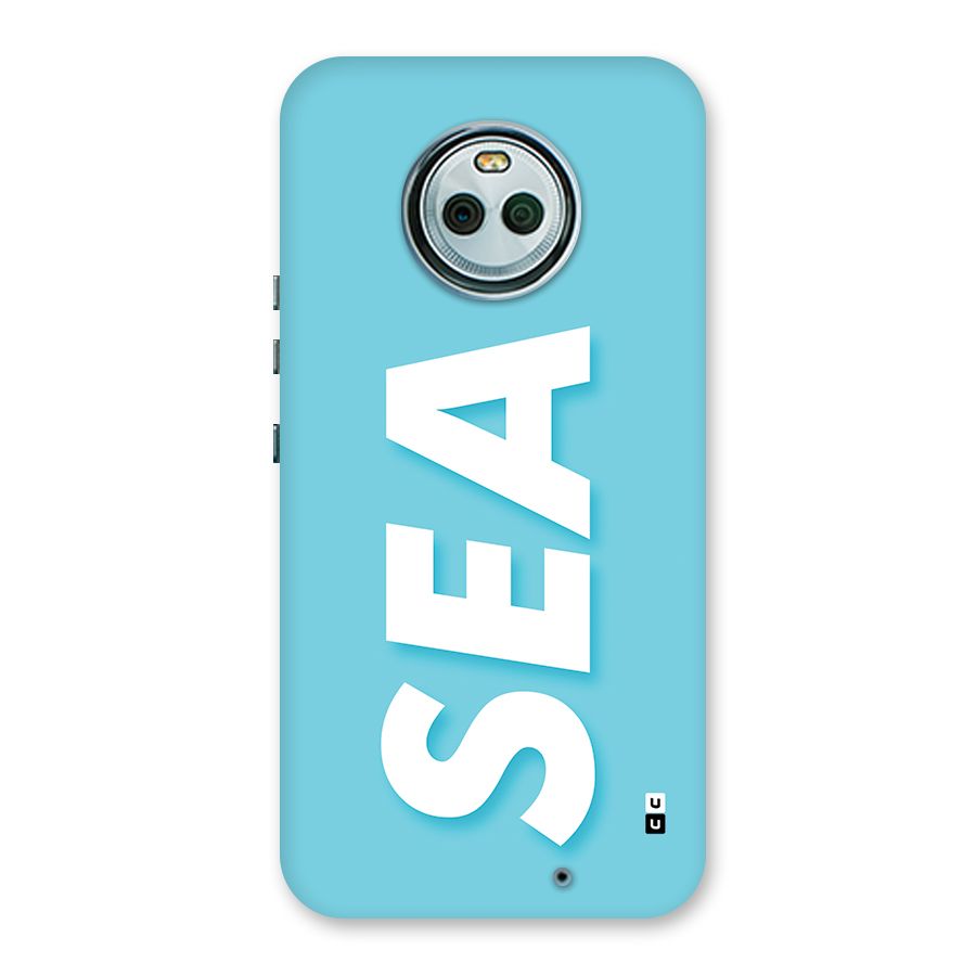 Aqua Sea Back Case for Moto X4