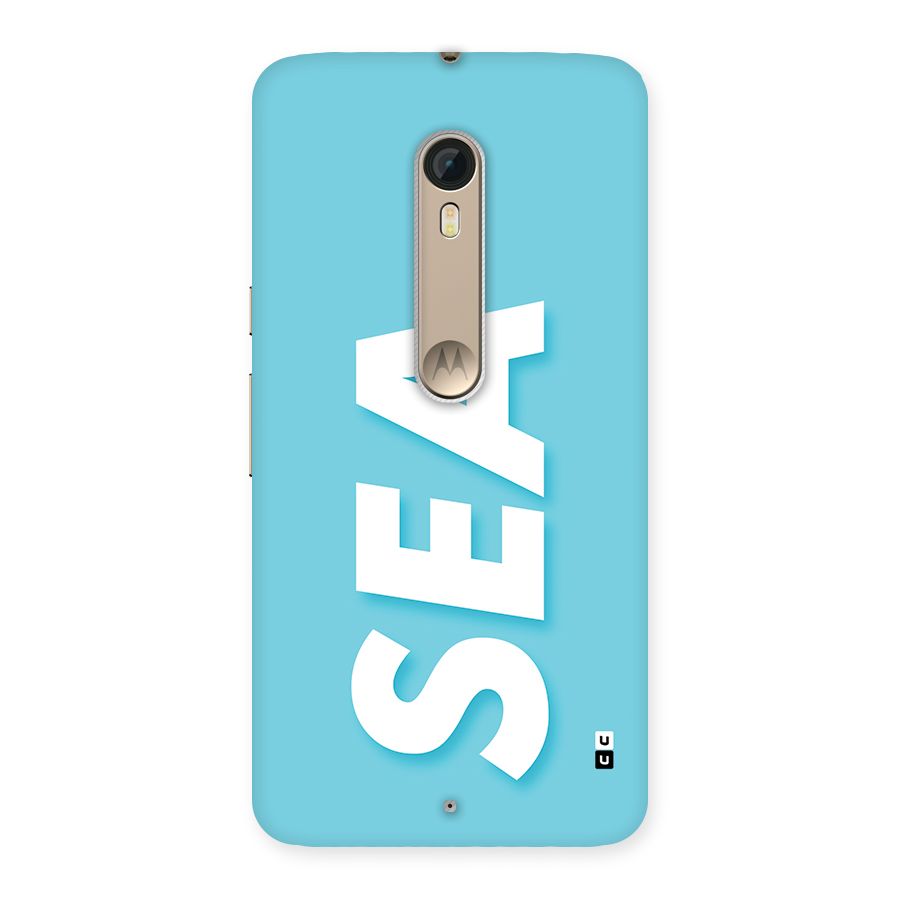 Aqua Sea Back Case for Moto X Style