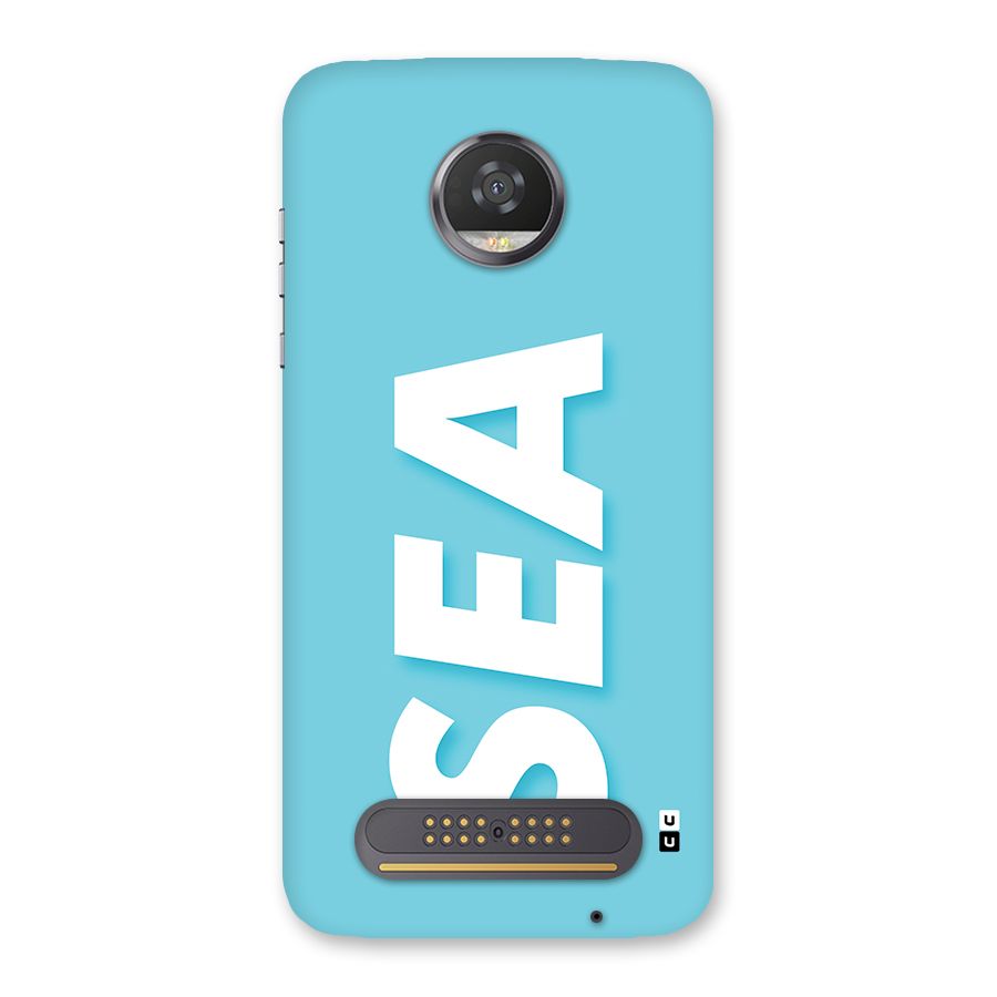 Aqua Sea Back Case for Moto Z2 Play