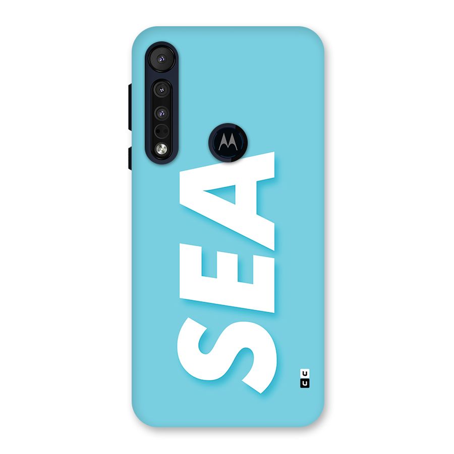 Aqua Sea Back Case for Motorola One Macro