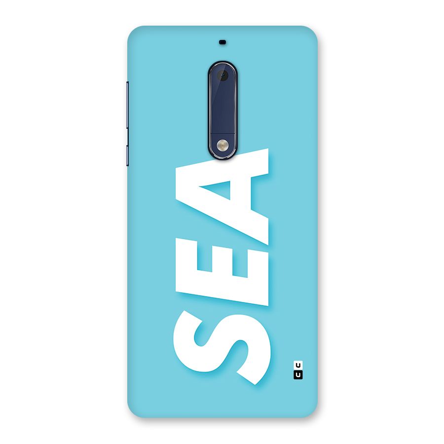 Aqua Sea Back Case for Nokia 5