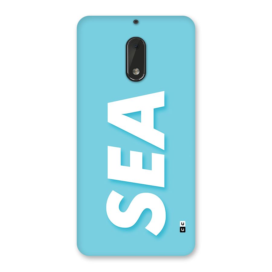 Aqua Sea Back Case for Nokia 6
