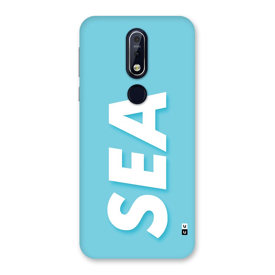 Aqua Sea Back Case for Nokia 7.1