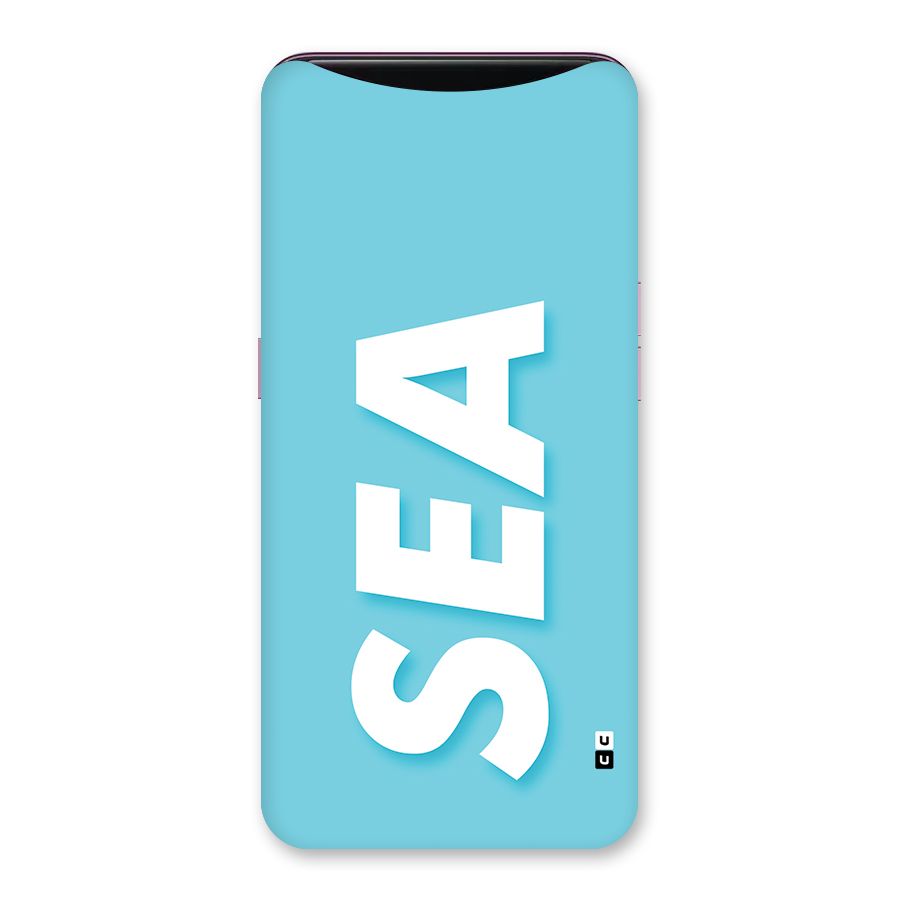 Aqua Sea Back Case for Oppo Find X