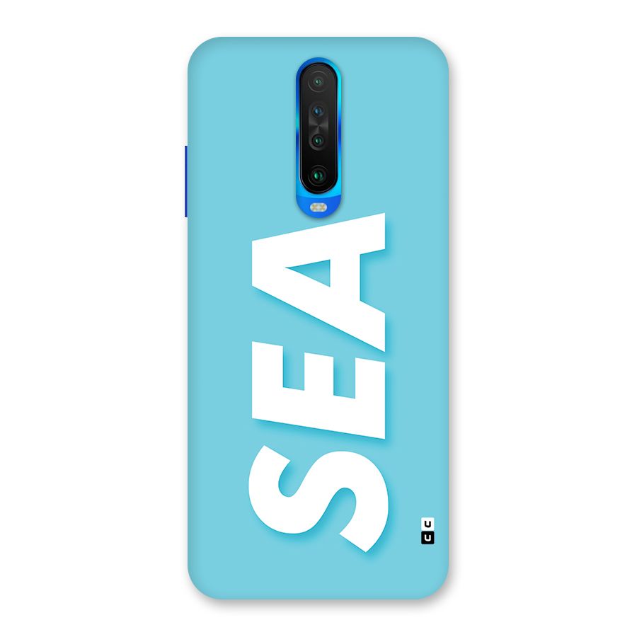 Aqua Sea Back Case for Poco X2