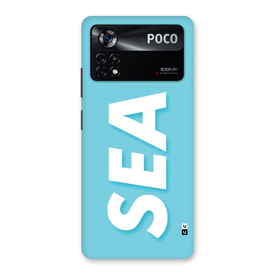 Aqua Sea Back Case for Poco X4 Pro 5G
