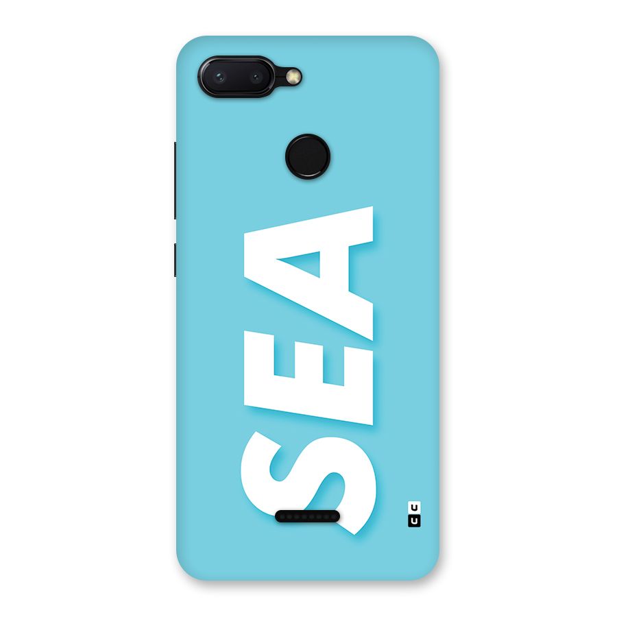 Aqua Sea Back Case for Redmi 6