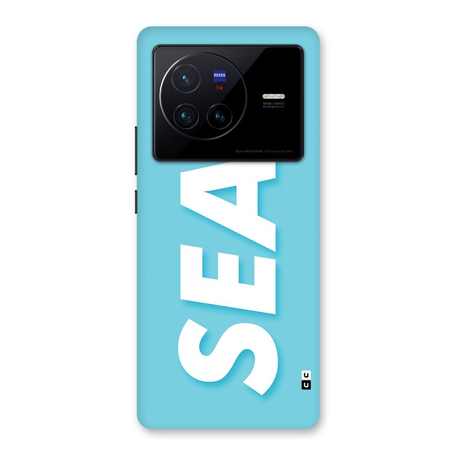 Aqua Sea Back Case for Vivo X80