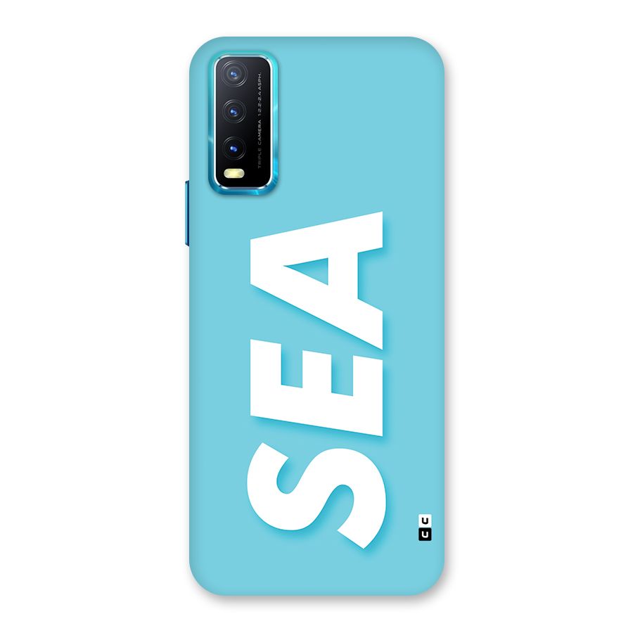 Aqua Sea Back Case for Vivo Y20G