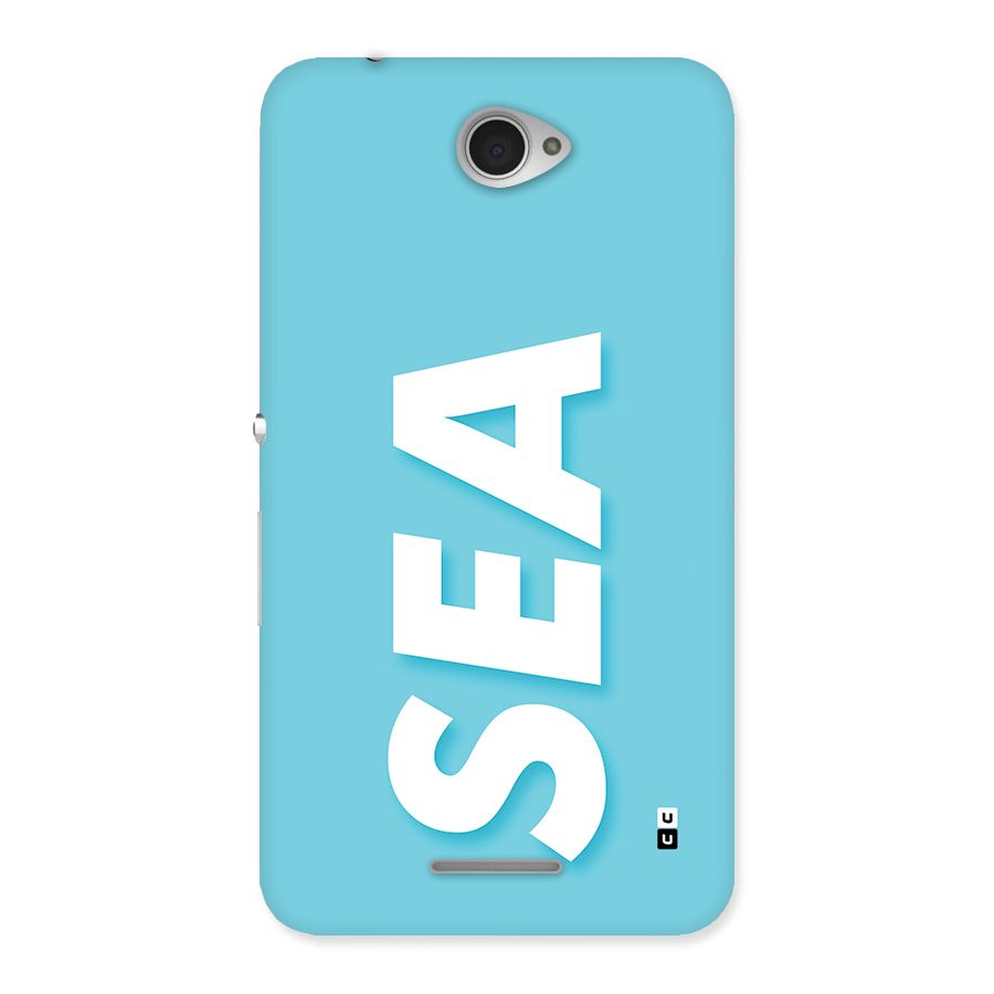 Aqua Sea Back Case for Xperia E4