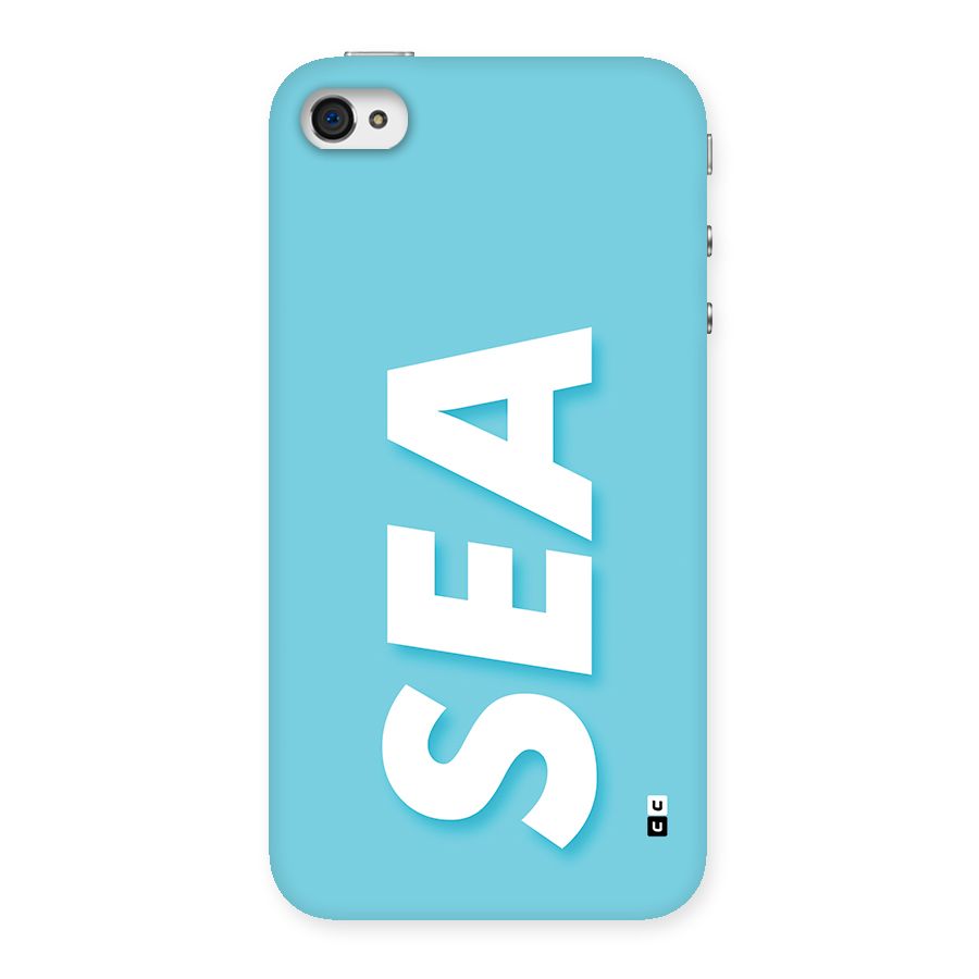 Aqua Sea Back Case for iPhone 4 4s