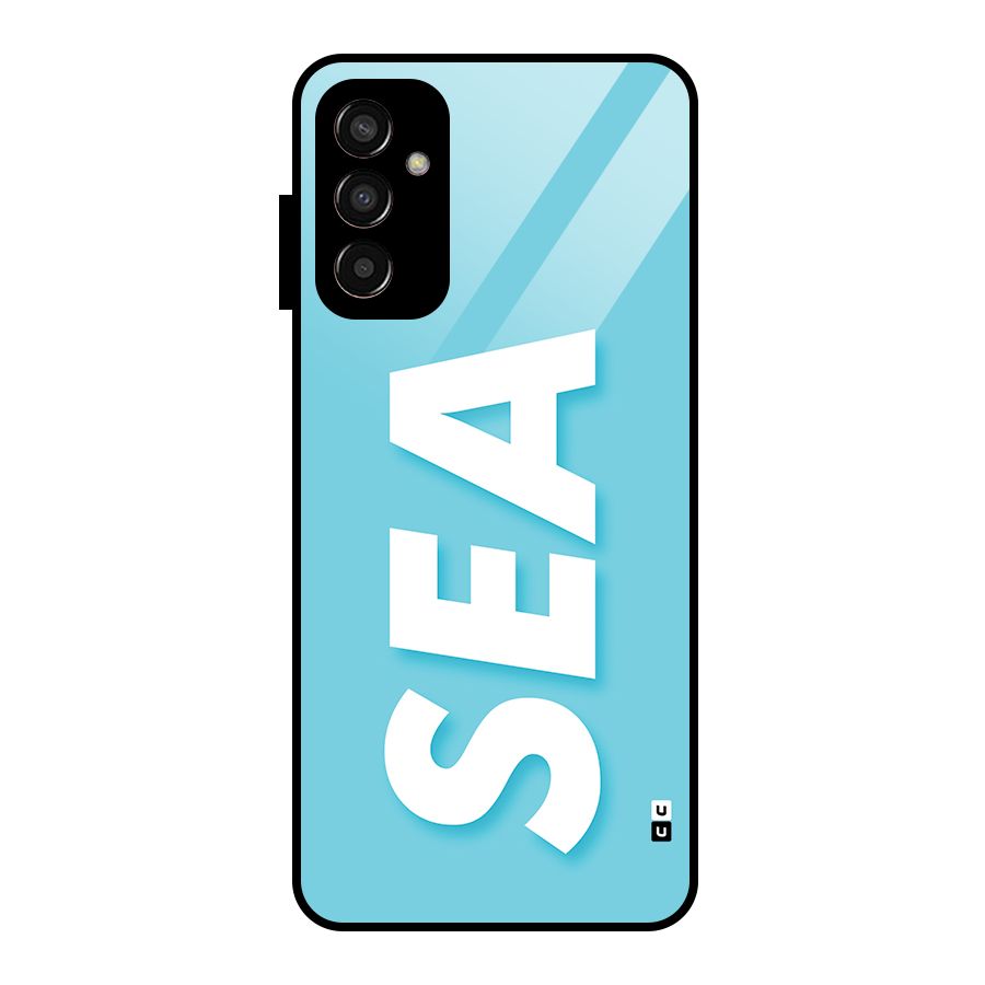 Aqua Sea Glass Back Case for Galaxy F13