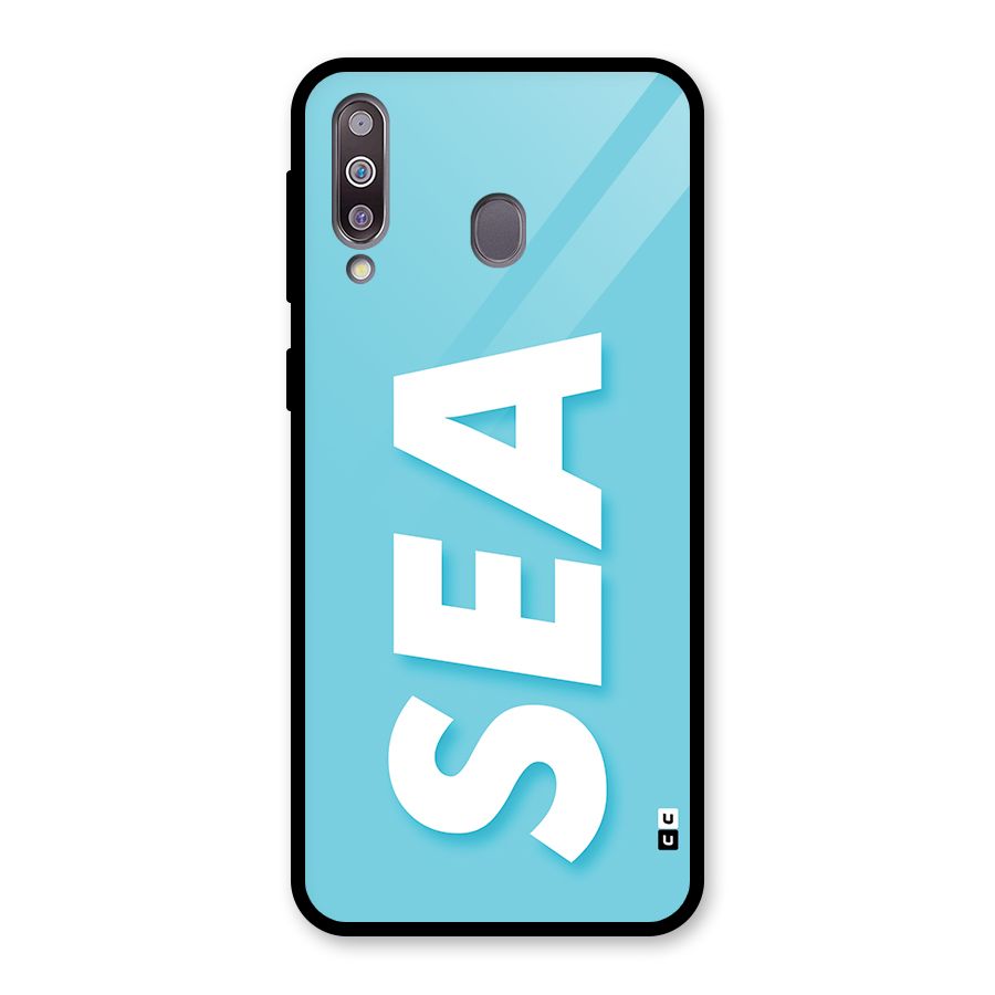 Aqua Sea Glass Back Case for Galaxy M30
