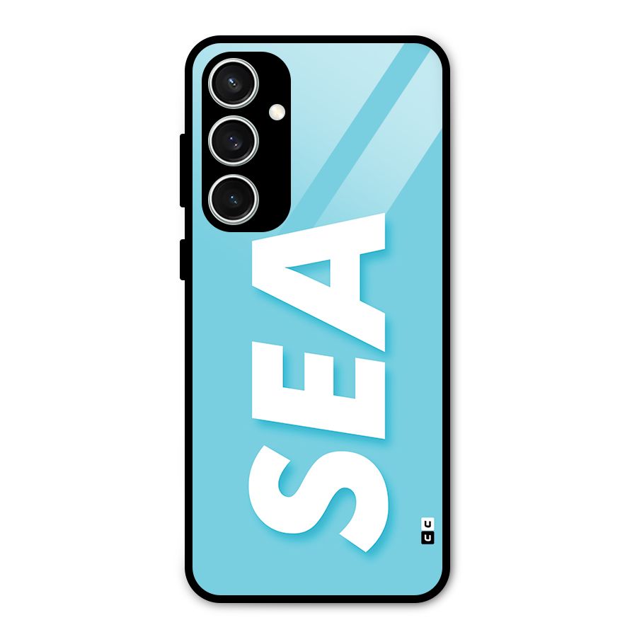 Aqua Sea Glass Back Case for Galaxy S23 FE