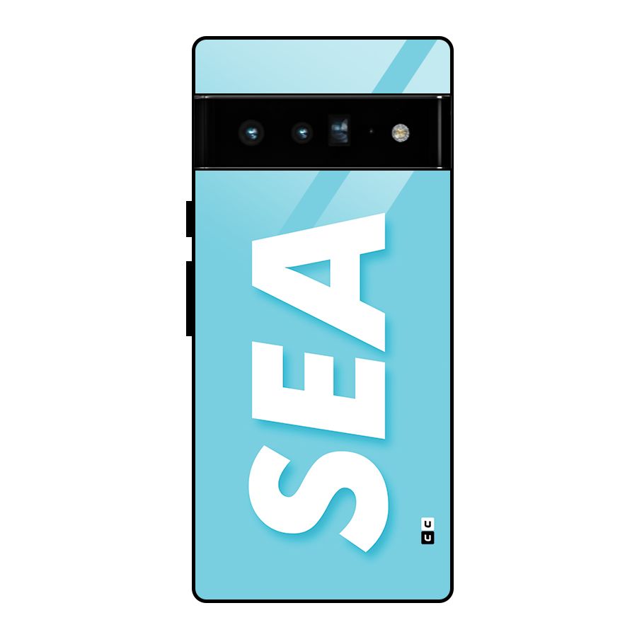 Aqua Sea Glass Back Case for Google Pixel 6 Pro
