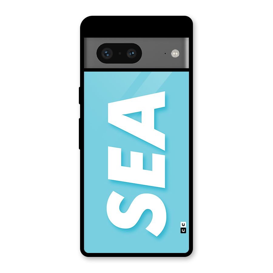 Aqua Sea Glass Back Case for Google Pixel 7