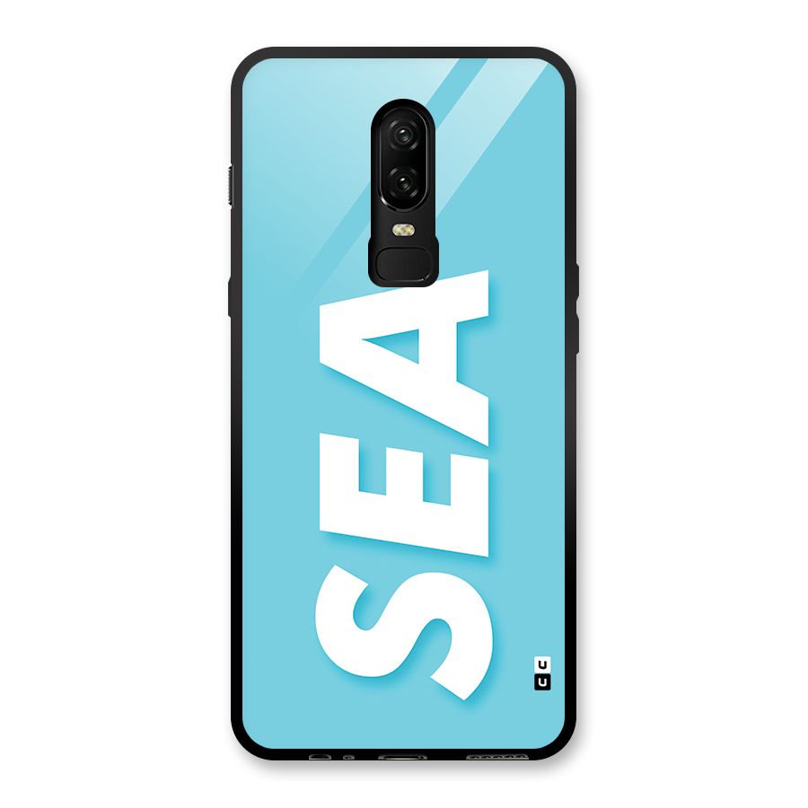 Aqua Sea Glass Back Case for OnePlus 6
