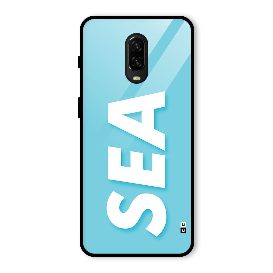 Aqua Sea Glass Back Case for OnePlus 6T