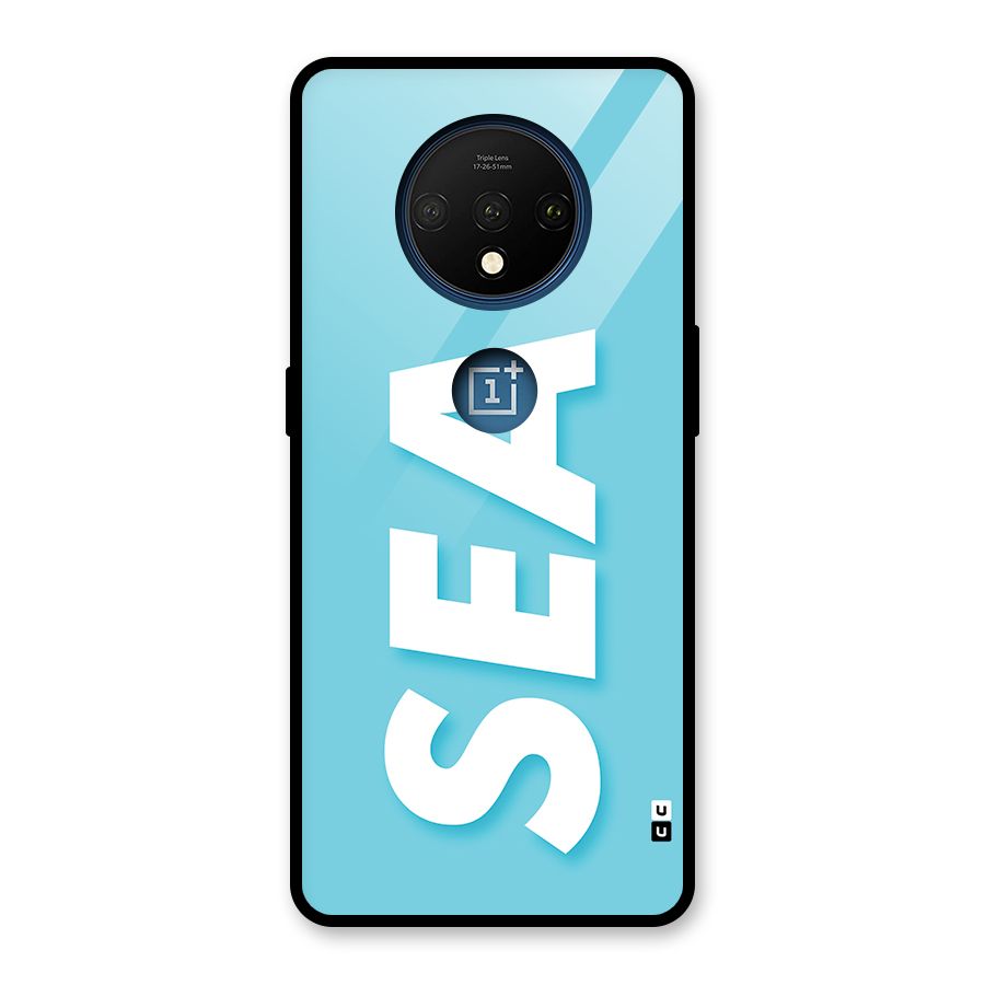Aqua Sea Glass Back Case for OnePlus 7T