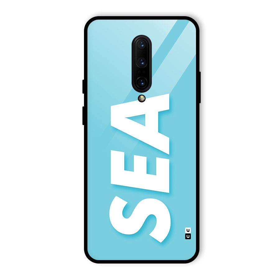 Aqua Sea Glass Back Case for OnePlus 7 Pro