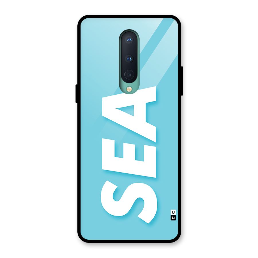 Aqua Sea Glass Back Case for OnePlus 8