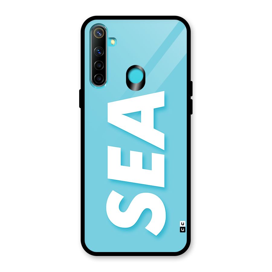 Aqua Sea Glass Back Case for Realme 5i