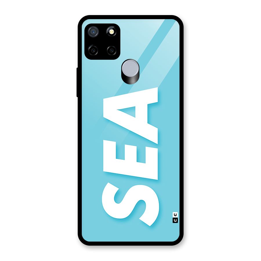 Aqua Sea Glass Back Case for Realme C12
