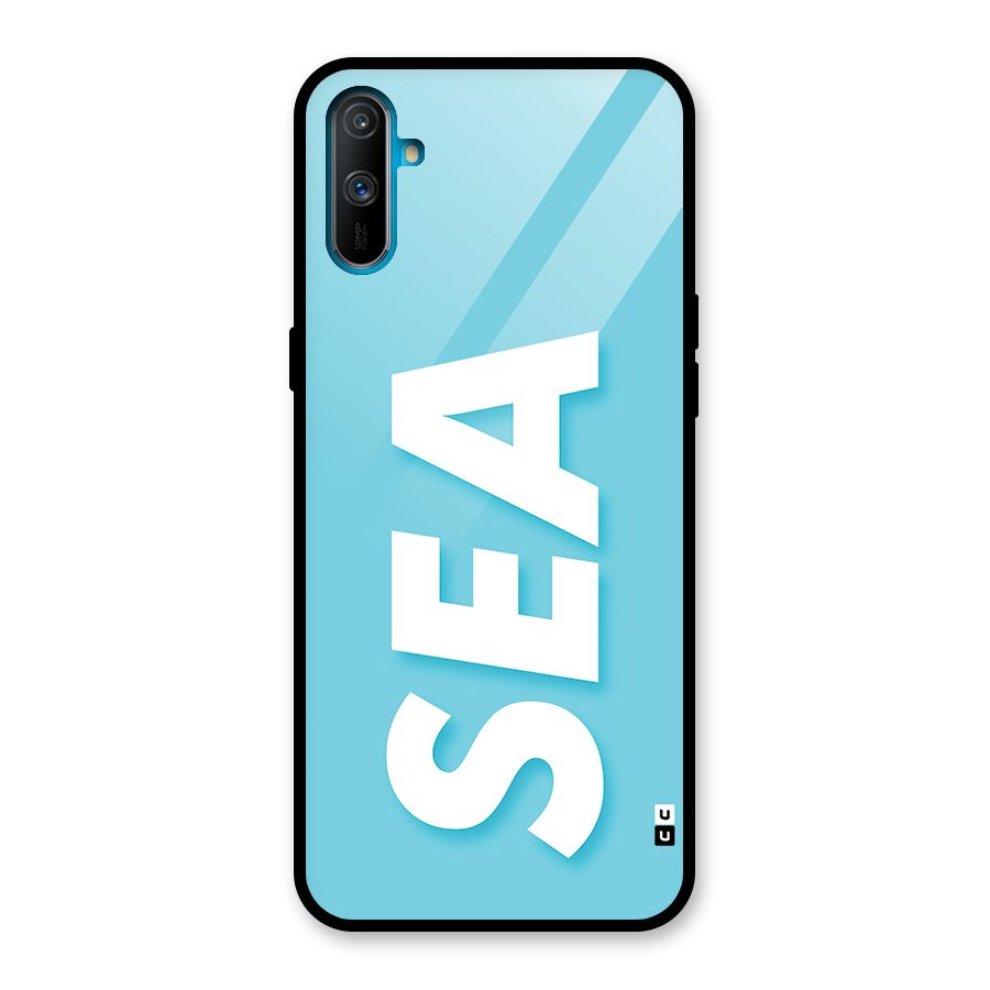 Aqua Sea Glass Back Case for Realme C3