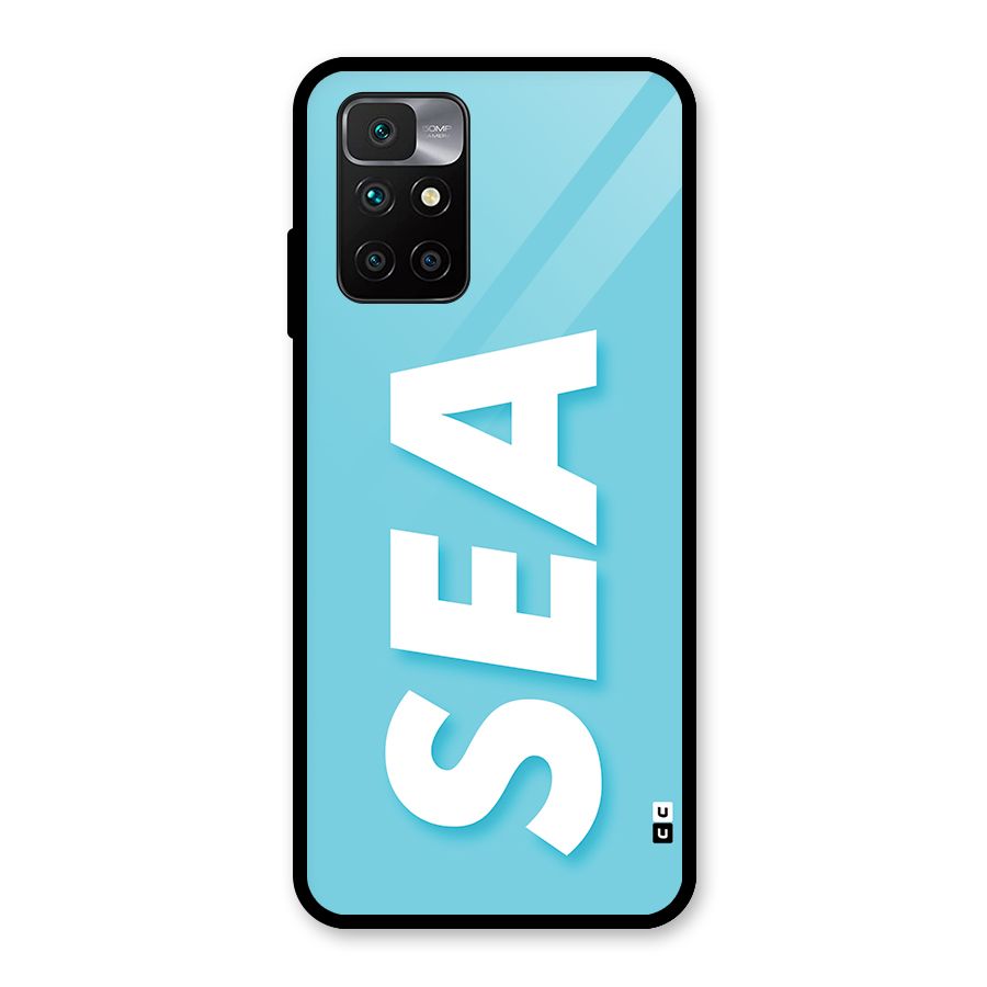 Aqua Sea Glass Back Case for Redmi 10 Prime