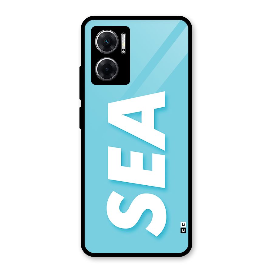 Aqua Sea Glass Back Case for Redmi 11 Prime 5G