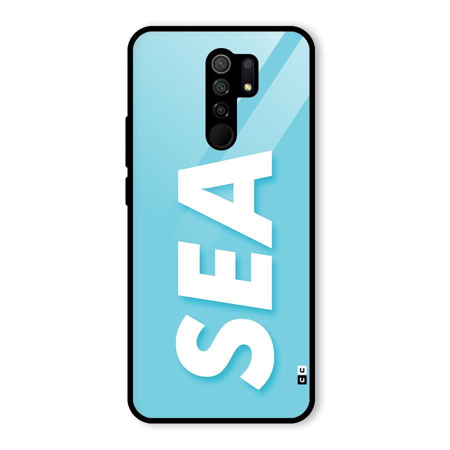 Aqua Sea Glass Back Case for Redmi 9 Prime