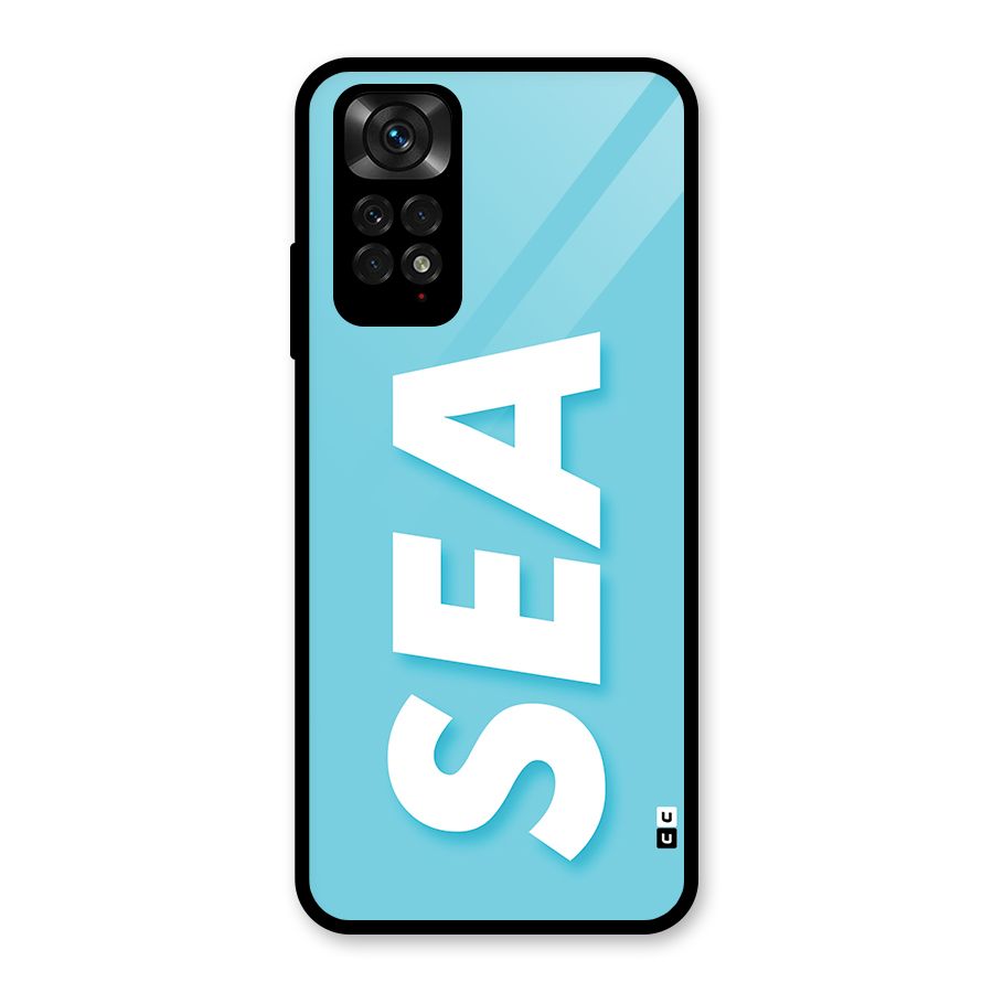 Aqua Sea Glass Back Case for Redmi Note 11
