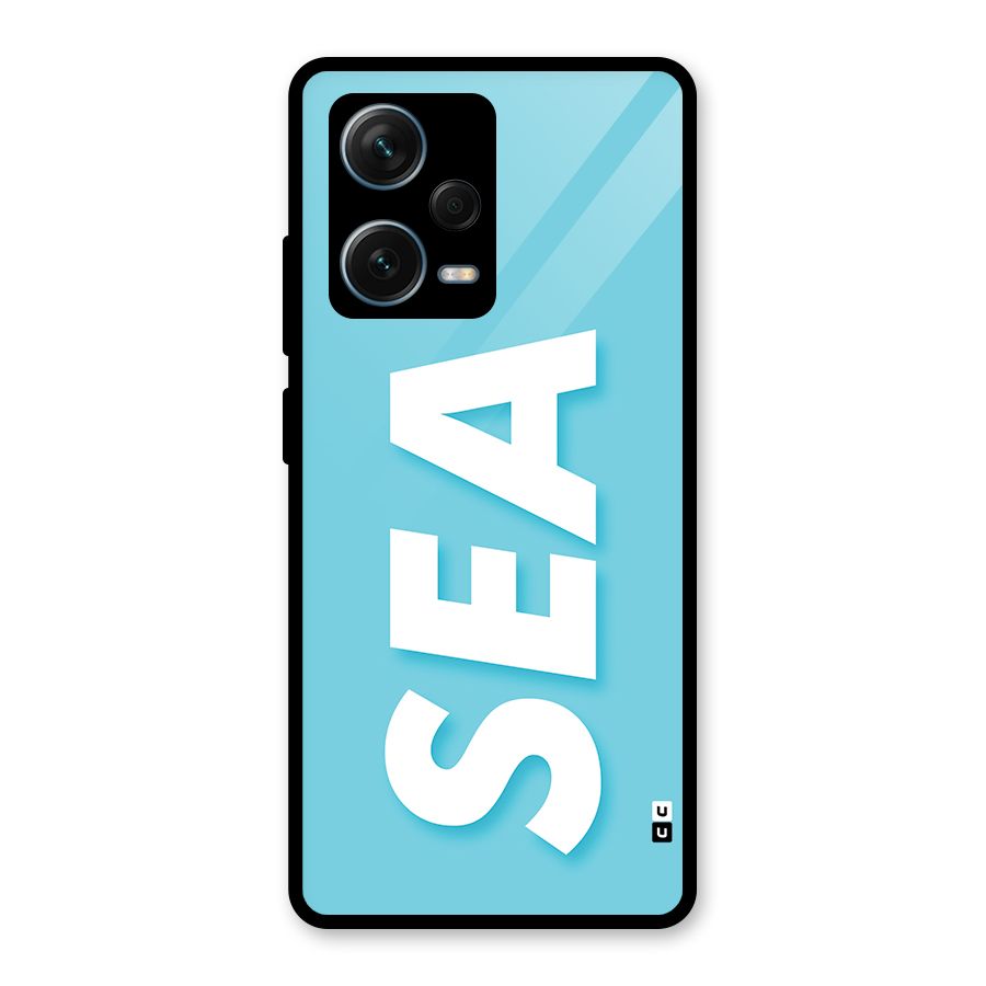 Aqua Sea Glass Back Case for Redmi Note 12 Pro Plus 5G