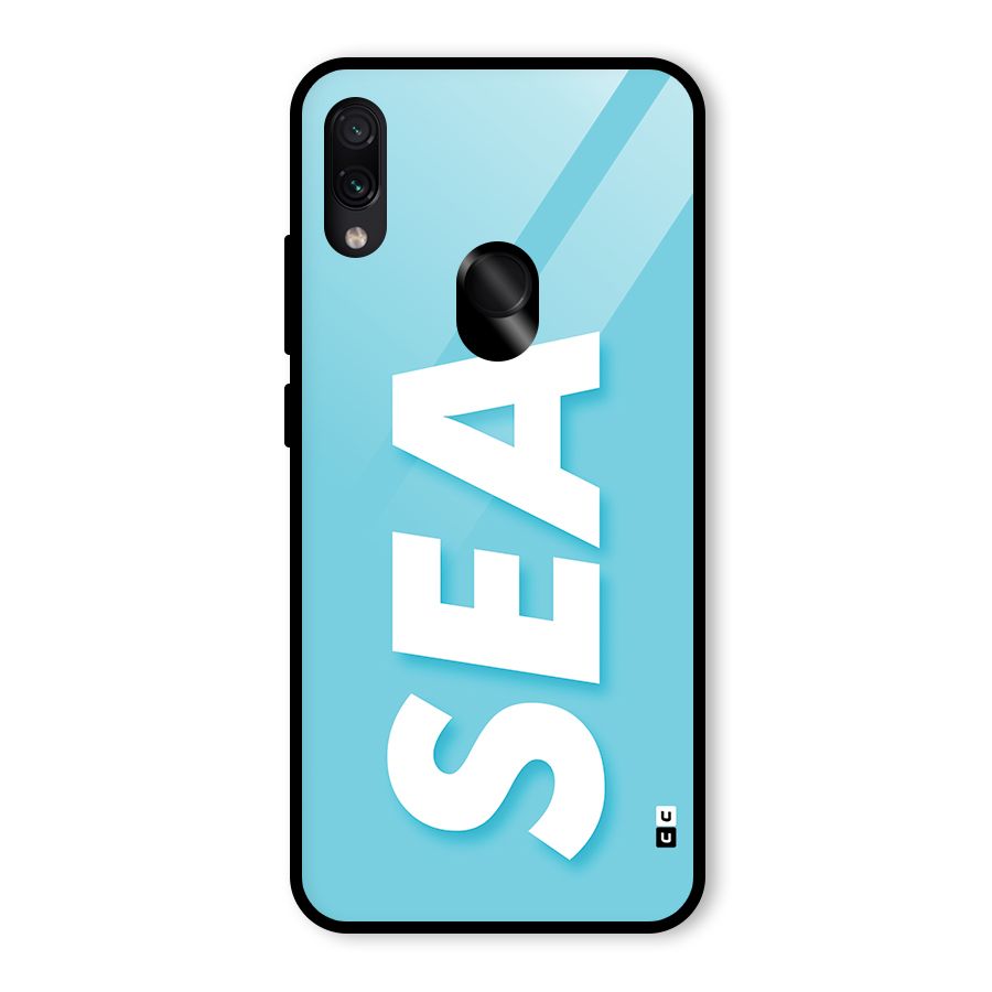 Aqua Sea Glass Back Case for Redmi Note 7S