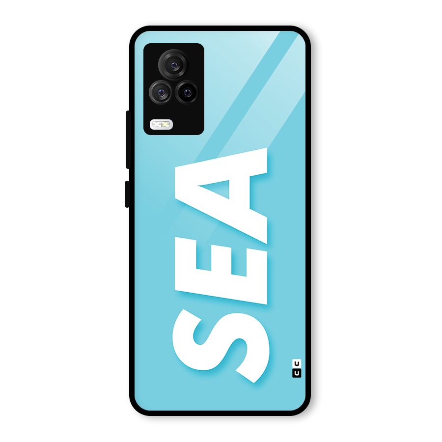 Aqua Sea Glass Back Case for Vivo iQOO 7 Legend 5G