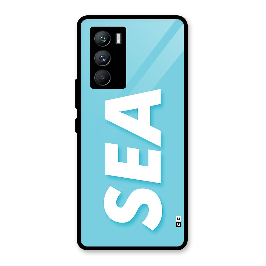 Aqua Sea Glass Back Case for Vivo iQOO 9 SE