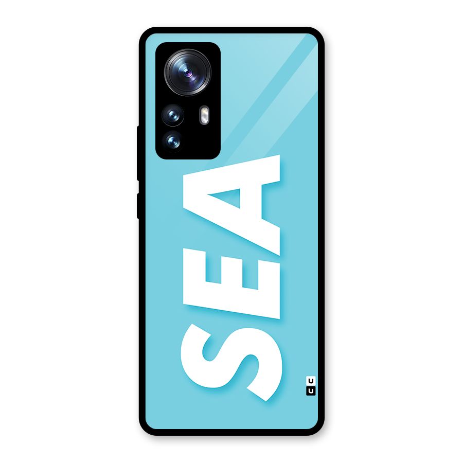 Aqua Sea Glass Back Case for Xiaomi 12 Pro