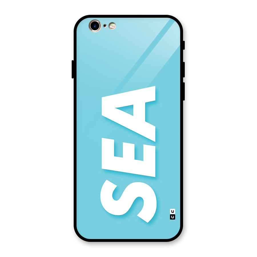 Aqua Sea Glass Back Case for iPhone 6 6S