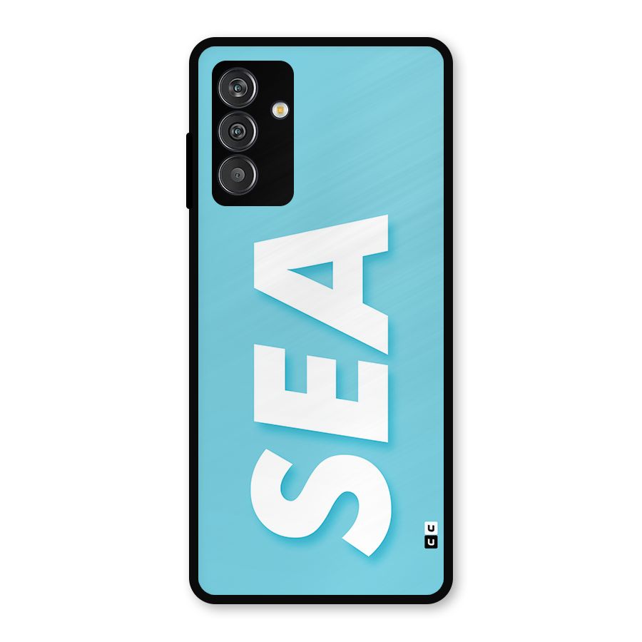 Aqua Sea Metal Back Case for Galaxy F13