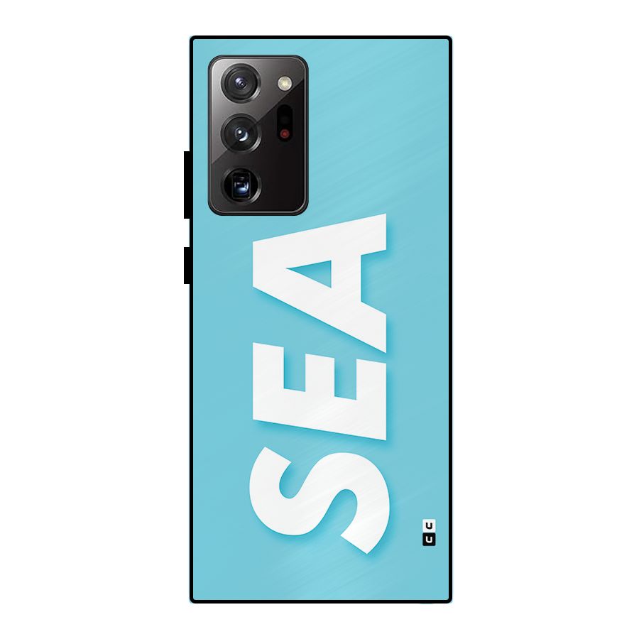 Aqua Sea Metal Back Case for Galaxy Note 20 Ultra 5G