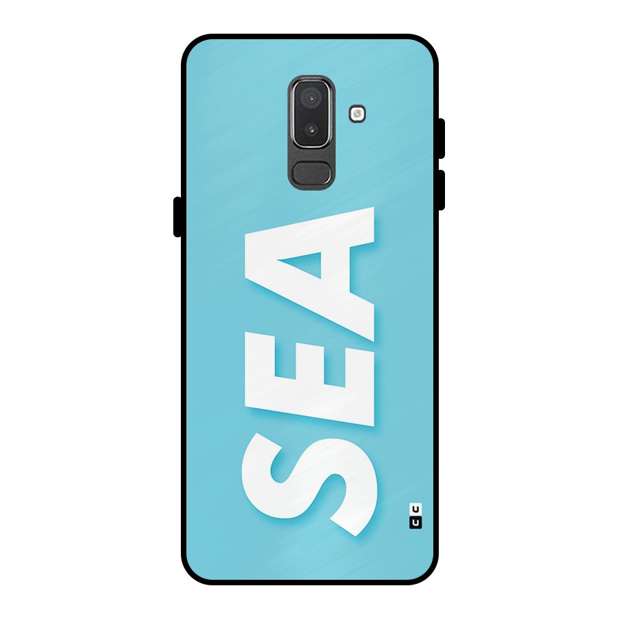 Aqua Sea Metal Back Case for Galaxy On8 (2018)