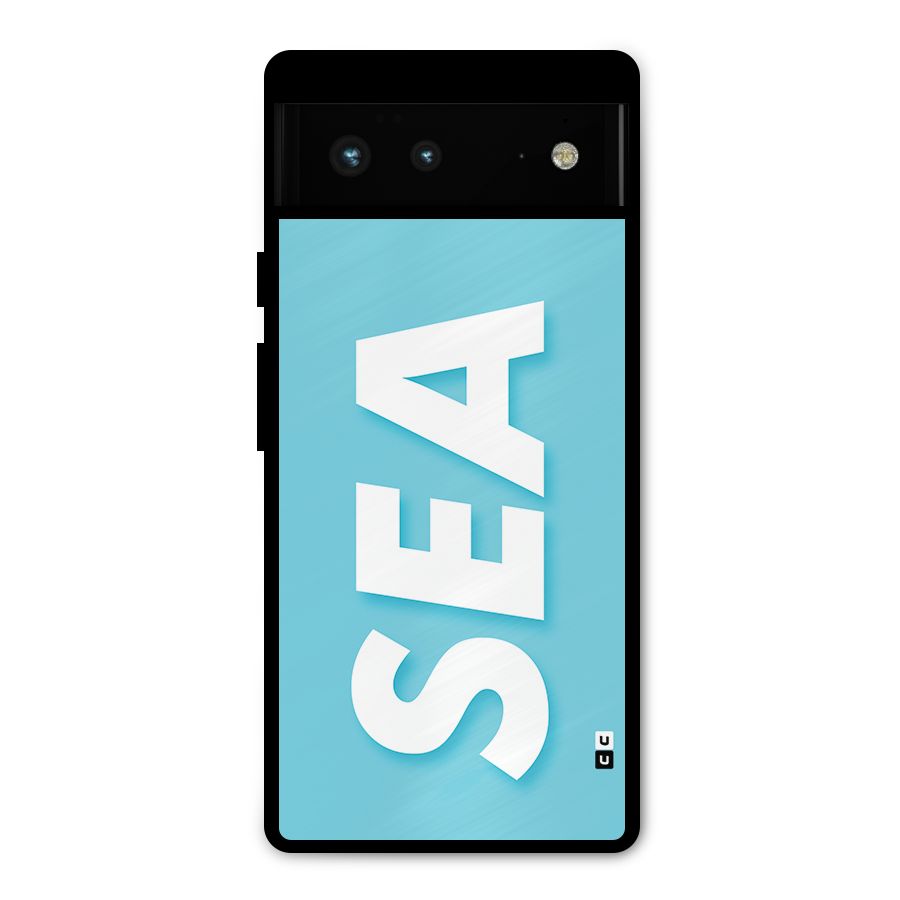 Aqua Sea Metal Back Case for Google Pixel 6