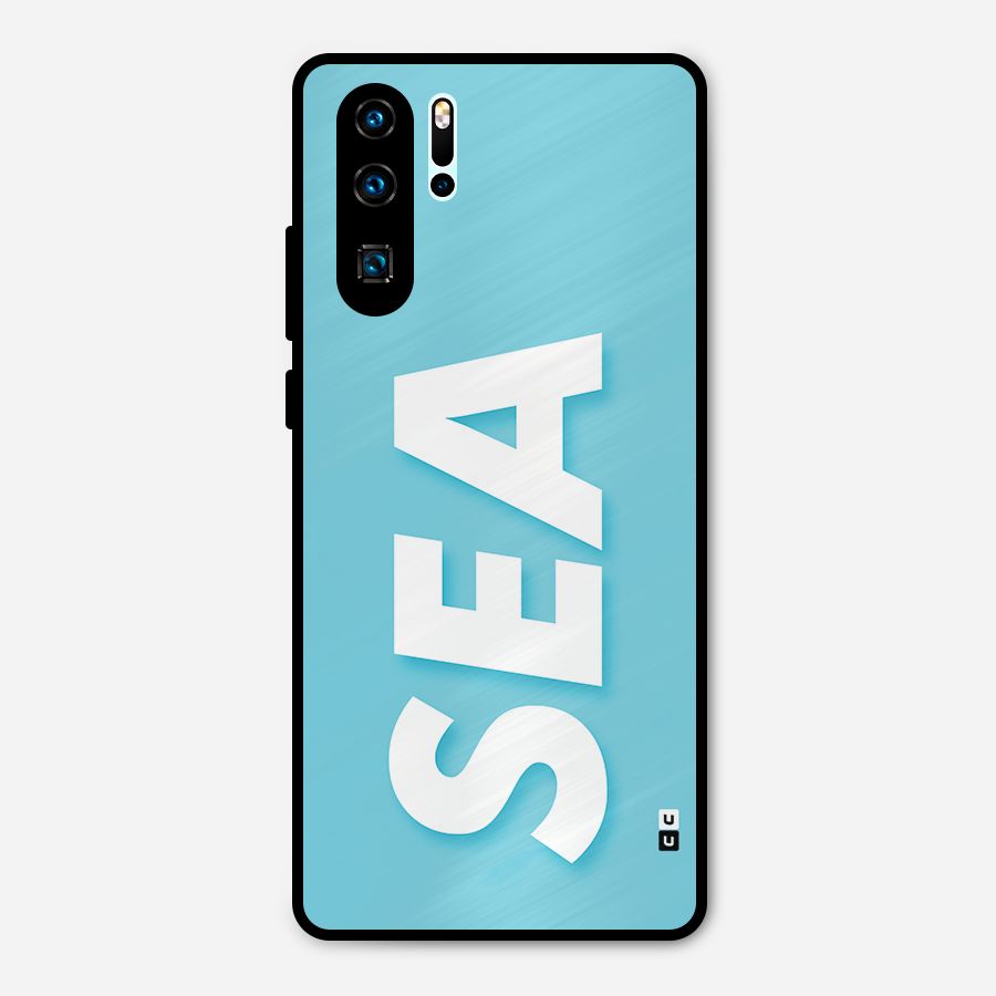 Aqua Sea Metal Back Case for Huawei P30 Pro