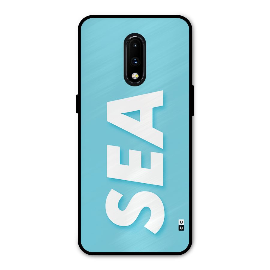 Aqua Sea Metal Back Case for OnePlus 7
