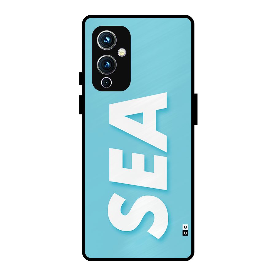 Aqua Sea Metal Back Case for OnePlus 9