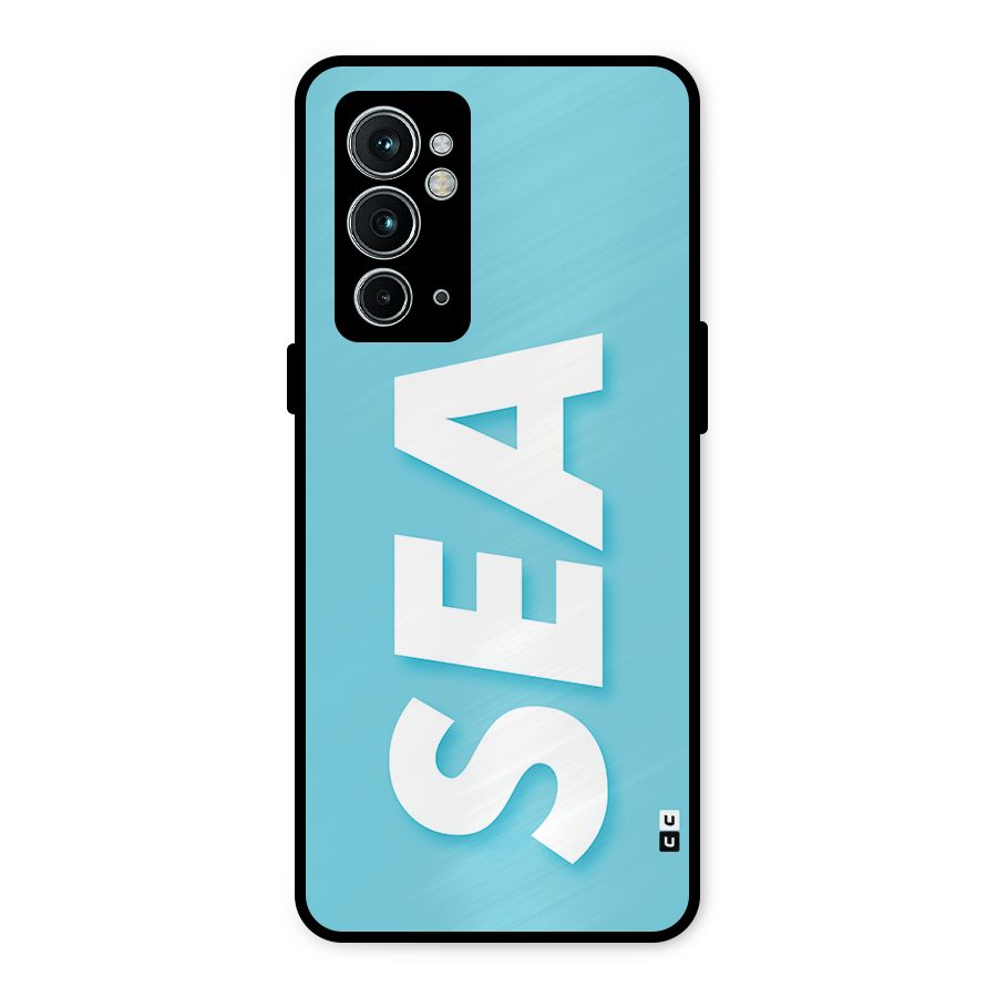 Aqua Sea Metal Back Case for OnePlus 9RT 5G
