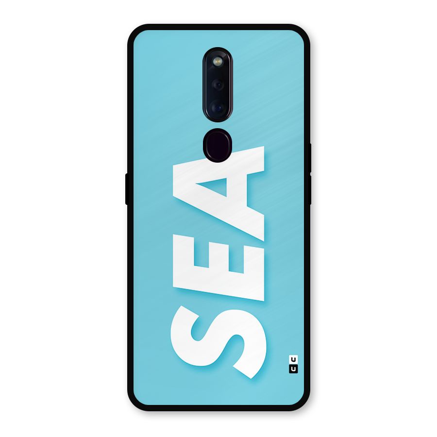Aqua Sea Metal Back Case for Oppo F11 Pro