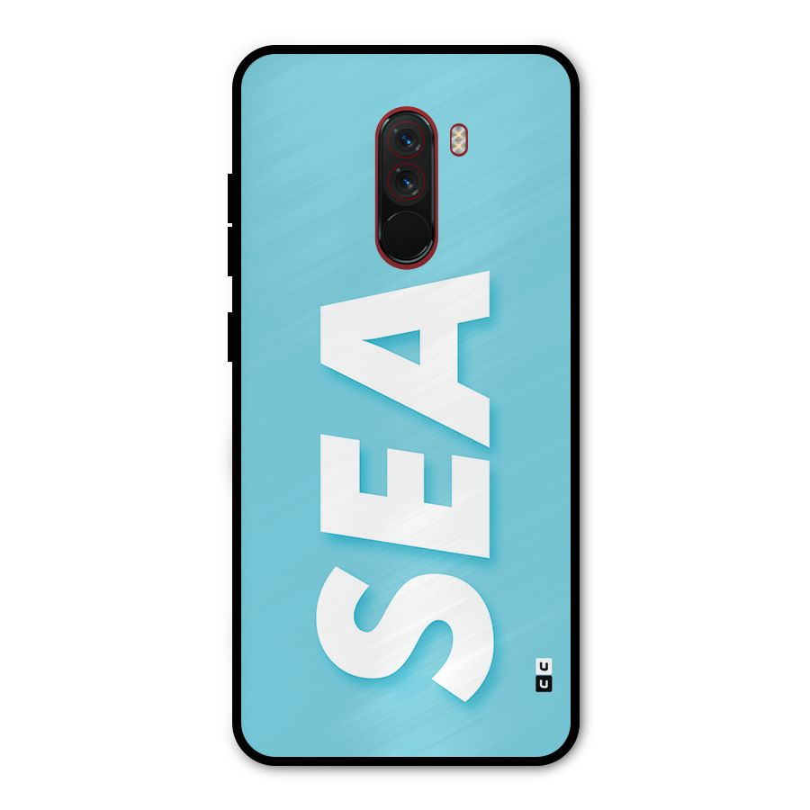 Aqua Sea Metal Back Case for Poco F1